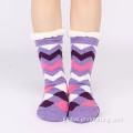 Mens Slipper Socks With Grippers Winter Warm Thermal Plush Slipper Socks For Adult Supplier